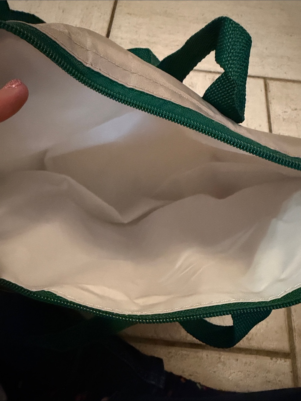 Insulated Whole Foods zipper bag - Picture 2 of 2